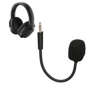 kwmobile Micrófono Compatible con Razer Barracuda X - Microfono Repuesto para Auriculares Gaming - Negro