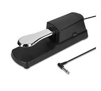 kwmobile Pedal sustain para piano eléctrico - Pedal sostenido para teclado digital con cable 1.5M - Pedal universal para MIDI sintetizador y órgano