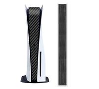 kwmobile Pegatina compatible con Sony Playstation 5 Disc Edition - Skin decorativo y protector para videoconsola - de carbono