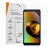 kwmobile Protector Compatible con Alcatel 1B (2022) Protector de Pantalla - 6X película Transparente Protectora de Pantalla antiarañazos