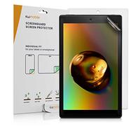 kwmobile Protector compatible con Amazon Fire HD 10 (2017/2019) protector de pantalla - 2x película transparente protectora de pantalla antiarañazos