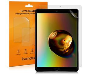kwmobile Protector compatible con Apple iPad Pro 10,5" protector de pantalla - 2x película transparente protectora de pantalla antiarañazos