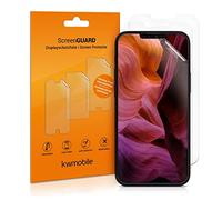 kwmobile Protector Compatible con Apple iPhone 13 Mini Protector de Pantalla - 3X película Transparente Protectora de Pantalla antiarañazos