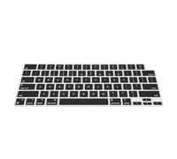 kwmobile Protector Compatible con Apple Macbook Air 13 M4 2025 A3240 - Cubierta para Teclado inglés US QWERTY - Negro