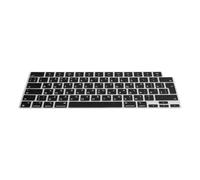 kwmobile Protector Compatible con Apple Macbook Air 15 M4 2025 A3241 - Cubierta para Teclado Ruso QWERTY - Negro