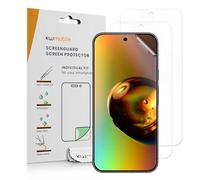 kwmobile Protector compatible con Google Pixel 10 Pro XL/Pixel 9 Pro XL protector de pantalla - 3x película transparente protectora de pantalla antiarañazos