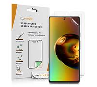 kwmobile Protector Compatible con Google Pixel 6a Protector de Pantalla - 3X película Transparente Protectora de Pantalla antiarañazos