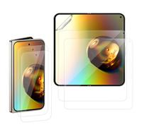 kwmobile Protector Compatible con Google Pixel 9 Pro Fold Protector de Pantalla - 3X Película Transparente Protectora Antiarañazos para Pantalla Interna y Frontal