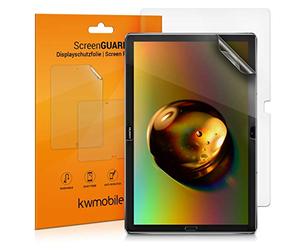 kwmobile Protector Compatible con Huawei MediaPad M5 Lite 10 Protector de Pantalla - 2X película Transparente Protectora de Pantalla antiarañazos
