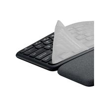 kwmobile Protector Compatible con Logitech Ergo K860 - Cubierta para Teclado inglés US QWERTY - Transparente