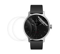 kwmobile Protectores de Pantalla compatibles con Withings Scanwatch 42mm - Set de 3X Protector de TPU Transparente