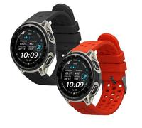 kwmobile Pulsera compatible con Amazfit Cheetah 2 Ultra correa - 2x Correas de silicona flexible - Tamaño ajustable