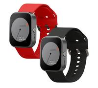 kwmobile Pulsera Compatible con CMF by Nothing Watch Pro (D395) Correa - 2X Correas de Silicona Flexible - Tamaño Ajustable