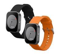 kwmobile Pulsera compatible con CMF Watch Pro 2 / Watch Pro 1 correa - 2x Correas de silicona flexible - Tamaño ajustable