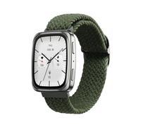 kwmobile Pulsera compatible con Garmin 20mm Amazfit Active 2 Sqaure/Amazfit Active 2 - Correa de nylon para fitness tracker - verde oscuro