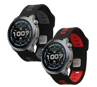 kwmobile Pulsera compatible con Garmin 22mm Amazfit Balance 2 / Amazfit Helio correa - 2x Correas de silicona flexible - Tamaño ajustable