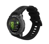 kwmobile Pulsera compatible con Garmin Instinct 3 45mm correa - 1x Correas de silicona flexible - Tamaño ajustable - negro