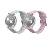kwmobile Pulsera compatible con Garmin Lily 2 correa - 2x Correas de silicona flexible - Tamaño ajustable