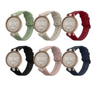kwmobile Pulsera compatible con Garmin Lily Sport correa - 6x Correas de TPU y silicona para smartwatch - Tamaño ajustable - Multicolor