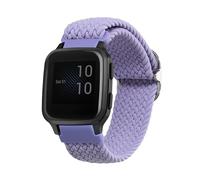 kwmobile Pulsera compatible con Garmin Venu Sq 2 Music/Sq 2 / Vivoactive 6 / Vivoactive 5 - Correa de nylon para fitness tracker - lila