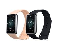kwmobile Pulsera compatible con HONOR Band 9 correa - 2x Correas de silicona flexible - Tamaño ajustable