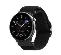 kwmobile Pulsera compatible con Huami Amazfit GTR Mini - Correa de nylon para fitness tracker - negro