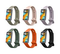 kwmobile Pulsera compatible con Huawei Band 11 / Band 11 Pro correa - 6x Correas de TPU y silicona para smartwatch - Tamaño ajustable - Multicolor