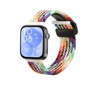 kwmobile Pulsera compatible con Huawei Watch Fit 3 / Fit 4 correa - Correa de Nailon Trenzado con Cierre de Imán - Tamaño ajustable - multicolor
