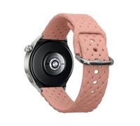 kwmobile Pulsera Compatible con Huawei Watch GT 3 Pro (43mm) / Watch GT 3 (42mm) Correa - Correa Trenzada de Silicona Flexible para Smartwatch - Tamaño Ajustable - Rosa Palo