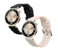 kwmobile Pulsera compatible con Huawei Watch GT6 41mm / GT5 Pro 42mm / GT5 41mm / GT4 41mm correa - 2x Correas de silicona flexible - Tamaño ajustable