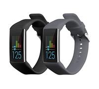 kwmobile Pulsera compatible con Polar A360 / A370 correa - 2x Correas de silicona flexible - Tamaño ajustable