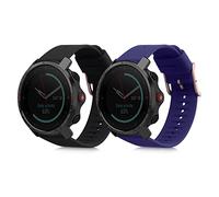 kwmobile Pulsera compatible con Polar Grit X/X Pro/Vantage M / M2 correa - 2x Correas de silicona flexible - Tamaño ajustable