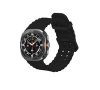 kwmobile Pulsera Compatible con Samsung Galaxy Watch Ultra 47mm Correa - 1x Correas de Silicona Flexible - Tamaño Ajustable - Negro