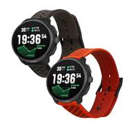 kwmobile Pulsera compatible con Suunto Race 2 / RUN/Race S/Suunto vertical / 9 Peak / 5 Peak correa - 2x Correas de silicona flexible - Tamaño ajustable