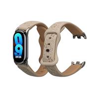 kwmobile Pulsera compatible con Xiaomi Mi Band 10 / Mi Band 9/8 correa - Correa de Silicona para Smartwatch - Tamaño Ajustable - Bordado brillante