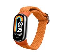 kwmobile Pulsera compatible con Xiaomi Mi Band 10 / Mi Band 9/8 - Correa de nylon para fitness tracker - naranja