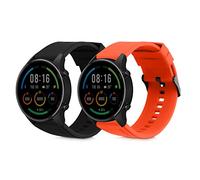 kwmobile Pulsera Compatible con Xiaomi Mi Watch Color Sport / S1 Active Correa - 2X Correas de Silicona Flexible - Tamaño Ajustable