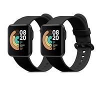 kwmobile Pulsera Compatible con Xiaomi Mi Watch Lite/Redmi Watch Correa - 2X Correas de Silicona Flexible - Tamaño Ajustable