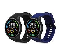 kwmobile Pulsera compatible con Xiaomi Mi Watch/Mi Watch Color Sport correa - 2x Correas de silicona flexible - Tamaño ajustable