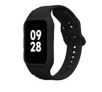 kwmobile Pulsera Compatible con Xiaomi Smart Band 8 Pro/Band 9 Pro/Redmi Watch 5 / Redmi Watch 4 - Correa de Silicona con Bumper para Reloj - Negro