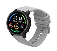 kwmobile Pulsera compatible con Xiaomi Watch S4/S4 Sport/S3/S2/Watch S1 Active/Redmi Watch 5 Active correa - 1x Correas de silicona flexible con diseño de fibra de carbono - Tamaño ajustable - gris
