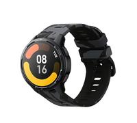 kwmobile Pulsera compatible con Xiaomi Watch S4/S4 Sport/S3/S2/Watch S1 Active/Redmi Watch 5 Active - Brazalete de silicona y TPU camouflage gris oscuro/negro/gris claro
