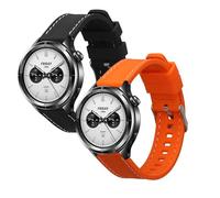 kwmobile Pulsera compatible con Xiaomi Watch S4 / S4 Sport / S3 / S2 / Watch S1 Active/Watch 5 Active correa - 2x Correas de silicona flexible - Tamaño ajustable