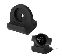 kwmobile Soporte de Smartwatch Compatible con Google Pixel Watch 2 Cargador - para Carga de Reloj Inteligente - Soporte de Silicona para Smartwatch - Negro