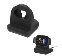 kwmobile Soporte de Smartwatch Compatible con Huami Amazfit GTR Mini/Bip 3 / Bip 3 Pro/Bip 5 / GTS 4 Mini Cargador - para Carga de Reloj Inteligente - Soporte de Silicona para Smartwatch - Negro