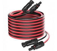 KWODE Cable Solar 2x5m 4mm² Conectores IP67 Ambos Extremos, Extensión para Paneles Solares Cable Panel Solar Conector Solar PV, Adaptador Cable Solares Conectores de Cable de Panel Solar para Sistema