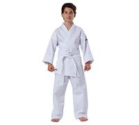 KWON Karate Basic - Kimono de Artes Marciales Infantil, tamaño 110 cm, Color Blanco