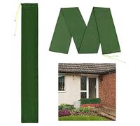 KWQBHW 4 bolsas de arena de barrera de agua de inundación, bolsas de arena largas de lona con banda elástica, bolsas de arena reutilizables de tubo para inundaciones, lluvia, huracanes, puertas de