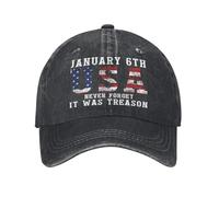 KWQDOZF 6 de enero EE. UU. Nunca Olvides Que fue traición Gorras para Hombre 6 de enero Nunca Olvides Gorras de béisbol para Mujer