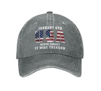KWQDOZF 6 de enero EE. UU. Nunca Olvides Que fue traición Gorras para Hombres 6 de enero Gorra de béisbol para Hombre Nunca Olvides